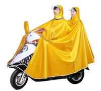 cape de pluie pour cycliste, Housse de pluie à capuche for fauteuil roulant, imperméable for vélo double et simple usage(Unique Colour,L)