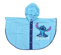 Cape de pluie Stitch Disney veste imperméable pour enfants poncho avec capuche et fermeture à boutons