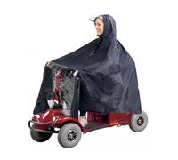 Cape de pluie universelle pour scooter de mobilité - Grande housse imperméable coupe-vent pour scooter électrique et fauteuil roulant - Activités de plein air