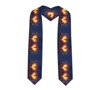 Cape de remise de diplôme imprimée Pixel Particle Storm (182,9 cm) - Cadeau de remise de diplôme, plein de sens cérémoniel,