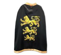 Cape de Roi pour Enfant - Triple Lion, 3-8 Ans, Taille Unique | Triple Lion | Cape Royale Taille Unique pour Déguisement, Jeu de Rôle, Théâtre & Aventures Médiévales
