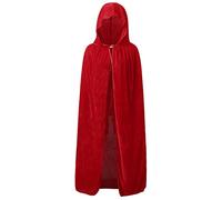 Cape de vampire à capuche pour adulte, unisexe, cape, avec capuche, au design mystérieux, style Renaissance, gothique, médiéval, costume médiéval, uniforme pour Halloween, carnaval