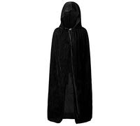 Cape de vampire à capuche pour adulte, unisexe, cape, avec capuche, au design mystérieux, style Renaissance, gothique, médiéval, costume médiéval, uniforme pour Halloween, carnaval