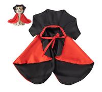 Cape de Vampire pour chat | Vêtements avec cape pour Halloween pour animaux de compagnie - Ensemble pour animaux de compagnie de vampire pour Halloween Cosplay et Carnaval Mascarade