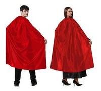 Cape de Vampire Satiné Rouge 130cm Rouge