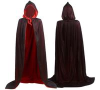 Cape Déguisement Vampire Déguisement Cosplay Halloween Réversible Rétro