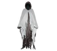 Cape d'Halloween - Cape classique noire à capuche | Fanc effrayant facile à