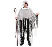 Cape d'Halloween | Cape de vampire pour hommes | Cape gothique à capuche pour jeux de rôle, maisons hantées, œuvres de théâtre, cosplay, réunions, fêtes, performances scéniques, Hallowe