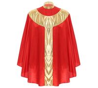 Cape d'Halloween médiévale unie performance prêtre prière cape mystérieuse vintage confortable service église costume d'Halloween fête déguisement