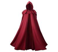 Cape d'Halloween pour homme, costume de chevalier templier, cape, manteau à capuche, robe Renaissance, veste, gothique, cosplay, tenue médiévale pour adultes, fête d'Halloween