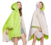 Cape d'Halloween tendance double couche réversible coupe-vent résistant aux intempéries vêtements d'extérieur pratique polyvalente sur le thème des jours de pluie Costume d'Halloween fête costumée