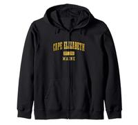 Cape Elizabeth Maine Vintage Pride Sweat à Capuche