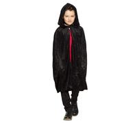 Cape en velours noir enfant 115 cm