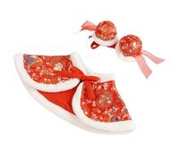 Cape épaisse pour animal domestique - Costume de Nouvel An chinois pour chien - Chaud - Costume d'hiver pour fête de printemps
