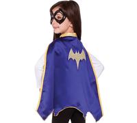 RUBIE'S DC Superhero Girls - Batgirl - Accessoires Déguisement pour Enfants - Taille Unique - Cape et Masque - pour, Carnaval - Idée Cadeau de Noël