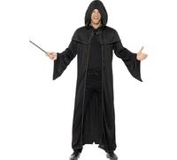 Smiffys Cape de sorcier, noir