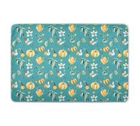 Cape Gooseberry Fruit Sarcelle - Surmatelas réutilisable pour tout-petits - Très absorbant - Matelas de voyage portable pour l'énurésie du lit des enfants - 132,1 x 86,4 cm (L x l)