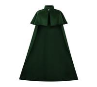Cape Gothique Médiévale Pour Femme Costume Cosplay Renaissance Halloween | Robe De Sorcière Vampire Magicien Tenue Pirate Steampunk Victorienne Pour Fête À Thème Jeu De Rôle Spectacle Bal Masqué