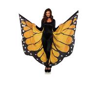 Cape Halter À Ailes De Papillon Pour Festival - Orange/ - Taille Unique - Noir