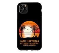 Cape Hatteras National Seashore, Caroline du Nord, Vintage Sun Coque pour iPhone 11 Pro Max