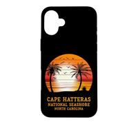 Cape Hatteras National Seashore, Caroline du Nord, Vintage Sun Coque pour iPhone 16 Plus