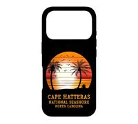 Cape Hatteras National Seashore, Caroline du Nord, Vintage Sun Coque pour iPhone 17 Pro