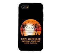 Cape Hatteras National Seashore, Caroline du Nord, Vintage Sun Coque pour iPhone SE (2020) / 7/8