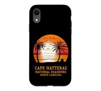 Cape Hatteras National Seashore, Caroline du Nord, Vintage Sun Coque pour iPhone XR