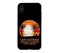 Cape Hatteras National Seashore, Caroline du Nord, Vintage Sun Coque pour iPhone XS Max