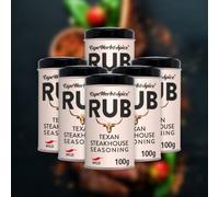 Cape Herb & Spice Rub Texan Steakhouse Lot de 6 caissons