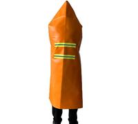 Cape ignifuge - Combinaison à capuche de sécurité ignifuge, matériau résistant à la chaleur élevée, couverture complète d'évacuation, conception compacte et légère, protection incendie polyvalente | H