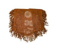 CAPE INDIENNE SUÉDINE MARRON ADULTE