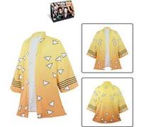 Cape Kimono Cosplay et Calendrier Demon Slayer 2022 en français Agatsuma Zenitsu Jaune S Jaune G
