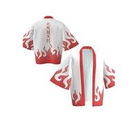 Cape Kimono Naruto Nanadaime hokage Rouge/Blanc