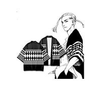 Cape Kimono Tokyo Revengers Dranken Cosplay Noir+Blanc M