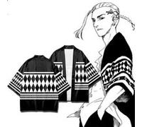 Cape Kimono Tokyo Revengers Dranken Cosplay Noir+Blanc XL
