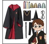 Cape Magique de Cosplay Harry Potter pour Adultes S-XXL, Robe de Sorcière Hermione Gryffondor, Accessoires de Costume pour Fêtes, Halloween, Collège, Cadeau 1Pcs