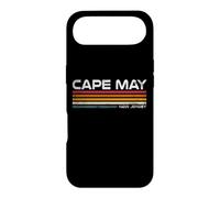 Cape May, New Jersey, Motif côtier Vintage à Rayures rétro Coque pour iPhone Air