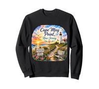 Cape May Point, New Jersey, côte du New Jersey, États-Unis, océan Atlantique Sweatshirt