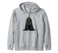 Cape médiévale à Capuche en Velours Renaissance Sweat à Capuche