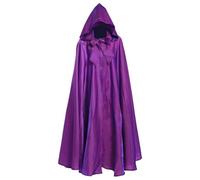 Cape noire unisexe médiévale pour cosplay, magicien, jeu de rôle, spectacle, gothique, steampunk