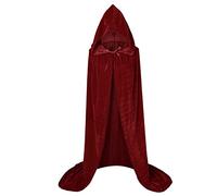 Cape pour enfants Hollween Cape Mode Solide Manteau à capuche assorti Sweatshirts effrayants Halloween Tumes pour enfants, D, L