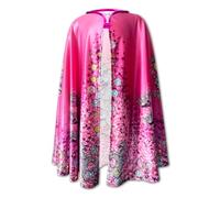 Cape Princesse pour Fille - Princesse Cristal, Rose & Argent, 3-8 Ans | Princesse Cristal | Cape Rose & Argent pour Déguisement de Princesse, Jeu de Rôle, Contes de Fées & Aventures Royales