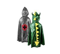 Cape reversible dragon et chevalier 5-6 ans - Great Pretenders