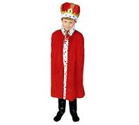 Cape Roi Rouge 80 Cm Enfant Rouge
