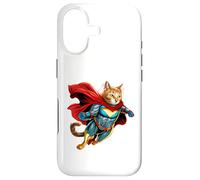 Cape Rouge de Super-héros pour Chat, Chaton Coque pour iPhone 17