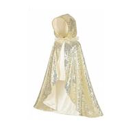 Cape sequin dore amelia 3-4 ans