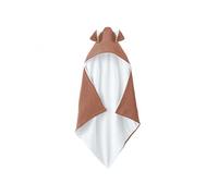 Monsieur Bébé - Cape, Sortie de Bain pour bébé intérieur 100% Coton - 75 x 75 cm - Lapin - Plusieurs Coloris Disponibles