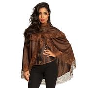 Cape steampunk - Parure couleur bronze pour les dames steampunk