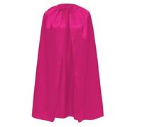 Cape Superheroe Superheroine Pour Adolescent et Adulte, Homme, Femme - Satin Brillante Superman Batman Flash (M/140 cm, Fuchsia)